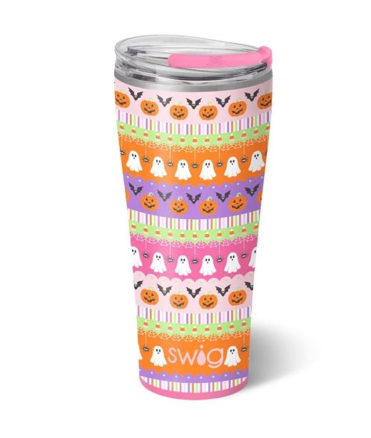 Halloween Creepy Cute Trick or Treat XL Mega Party Tumbler Swiglife Drinkware - Gothic & Alternative Gift - Haunted