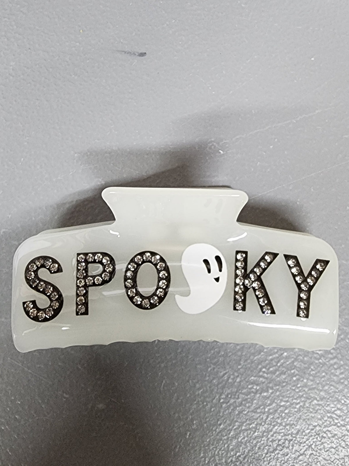 Halloween Hair Claw Clips Boo, Ghost, Skull, Spiderweb Accessories - Gothic & Alternative Gift - Haunted