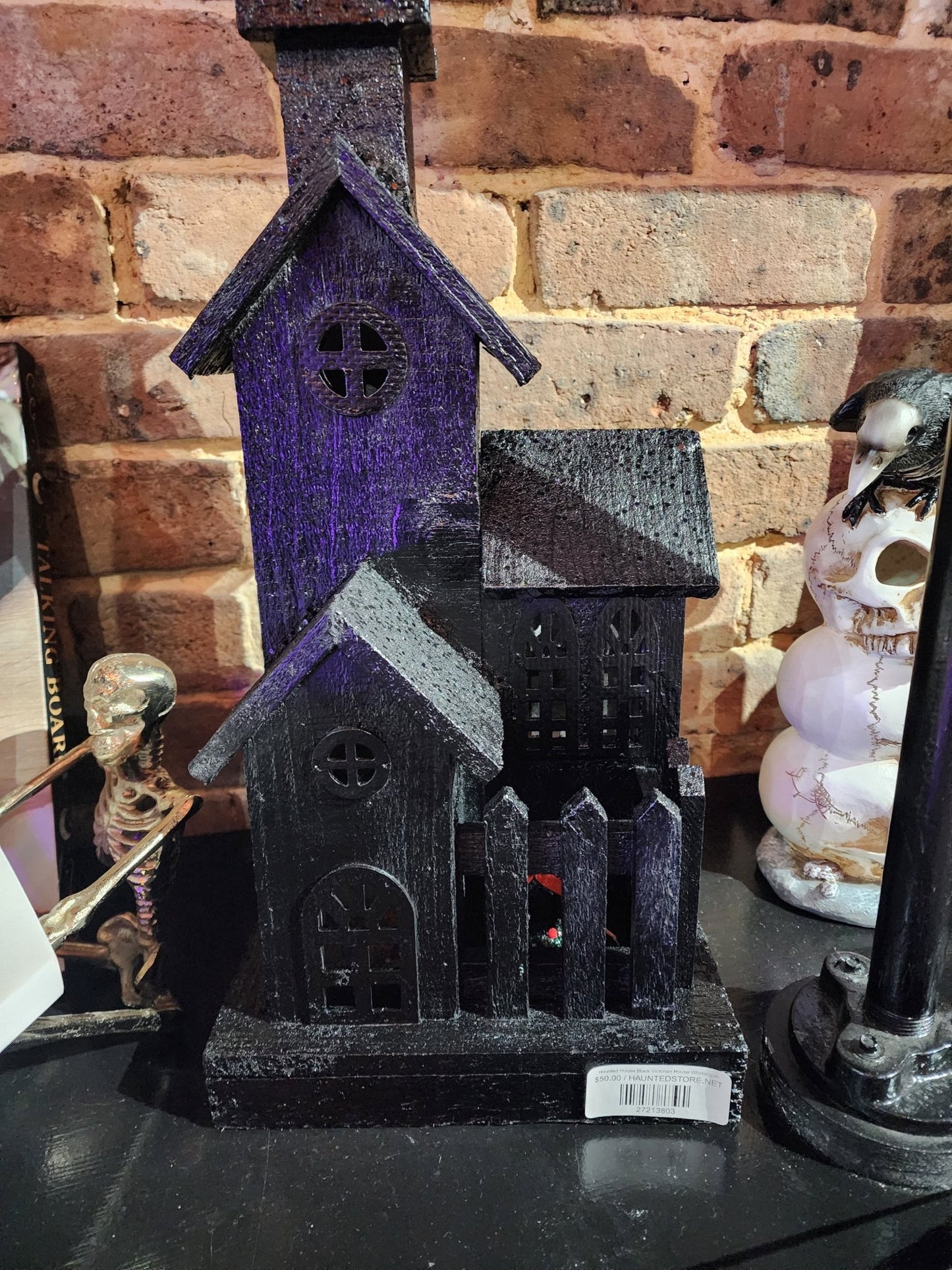 Haunted House Black Victorian House Whimsigoth - Gothic & Alternative Gift - Haunted