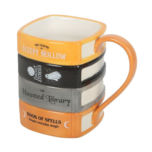 Haunted Library Book Stack MUG Drinkware - Gothic & Alternative Gift - Haunted