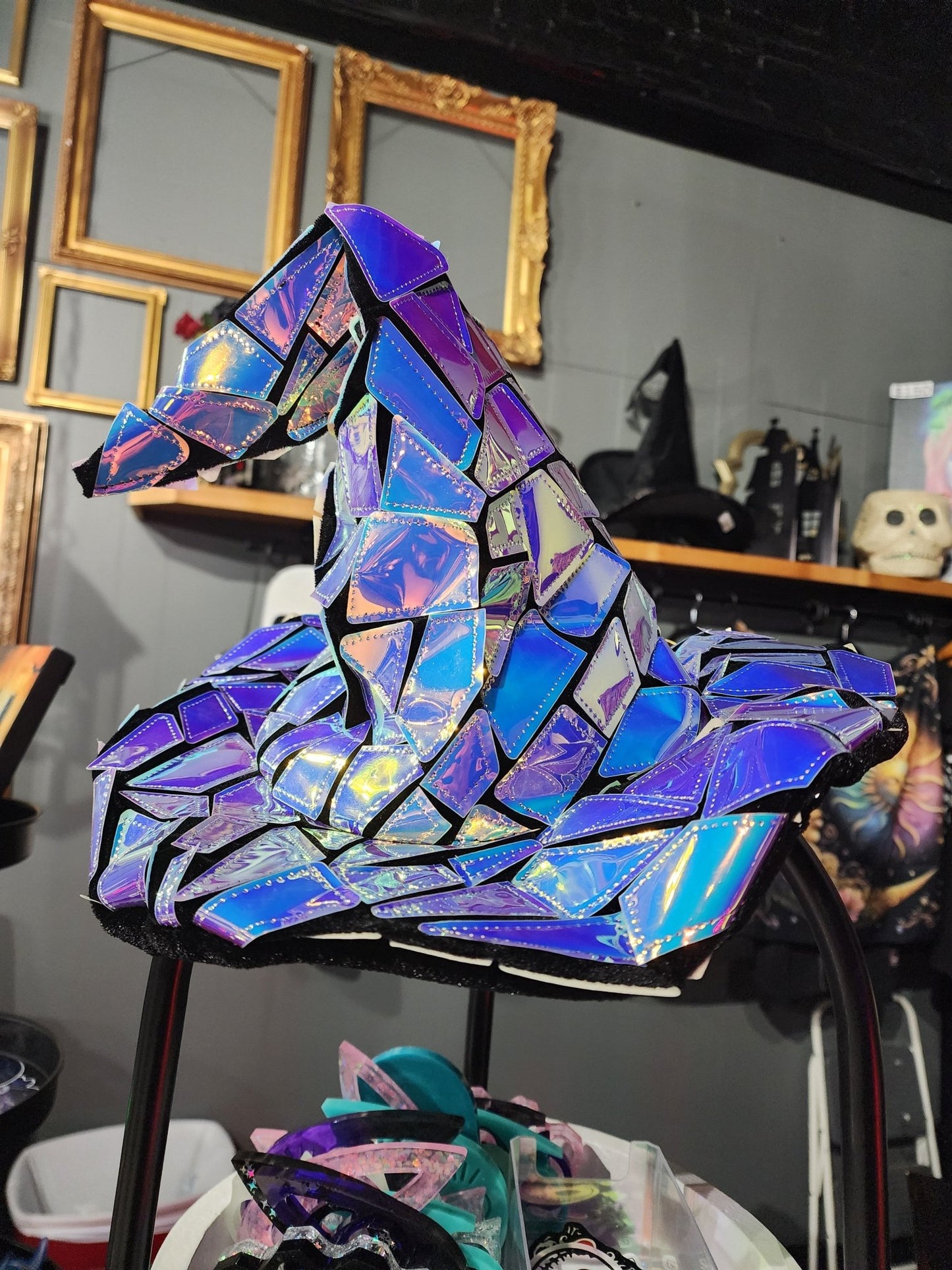 Holographic Witch hat Costumes - Gothic & Alternative Gift - Haunted