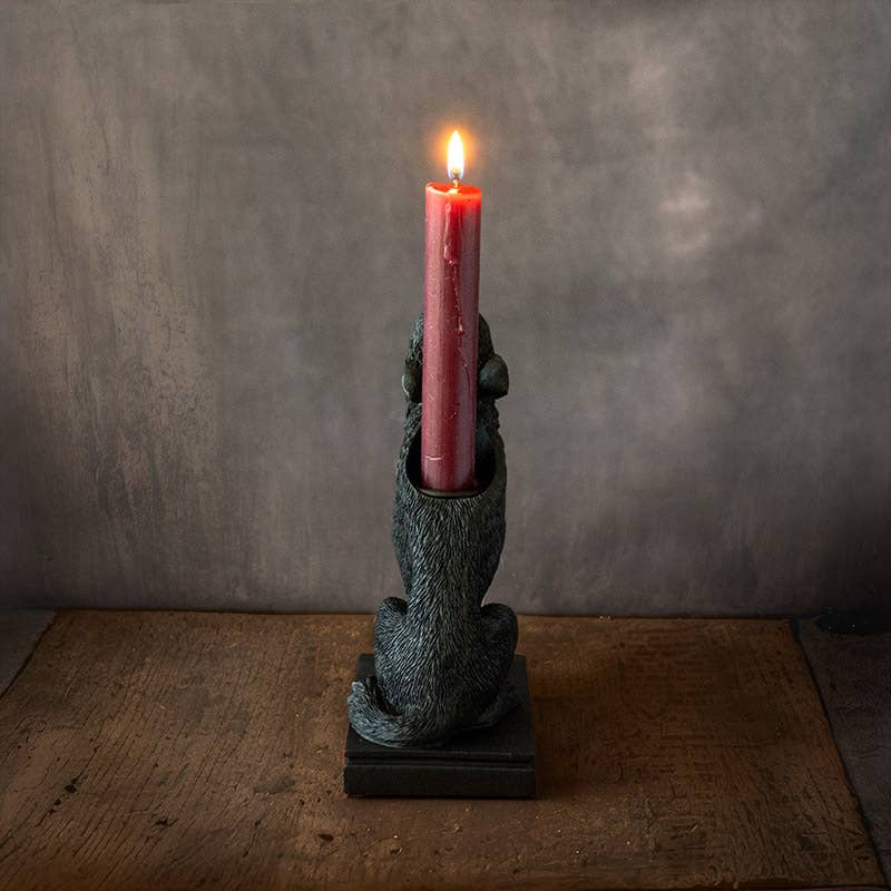 howling Wolf Candle Holder Candle holders - Gothic & Alternative Gift - Haunted