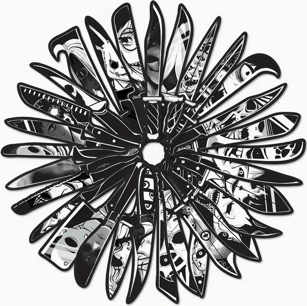 Killer Knife bookmarks different style knives - Gothic & Alternative Gift - Haunted