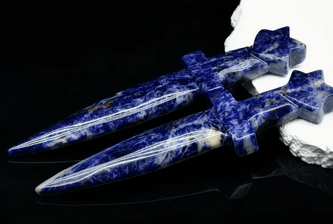 Lapis Lazuli Crystal dagger Crystals - Gothic & Alternative Gift - Haunted