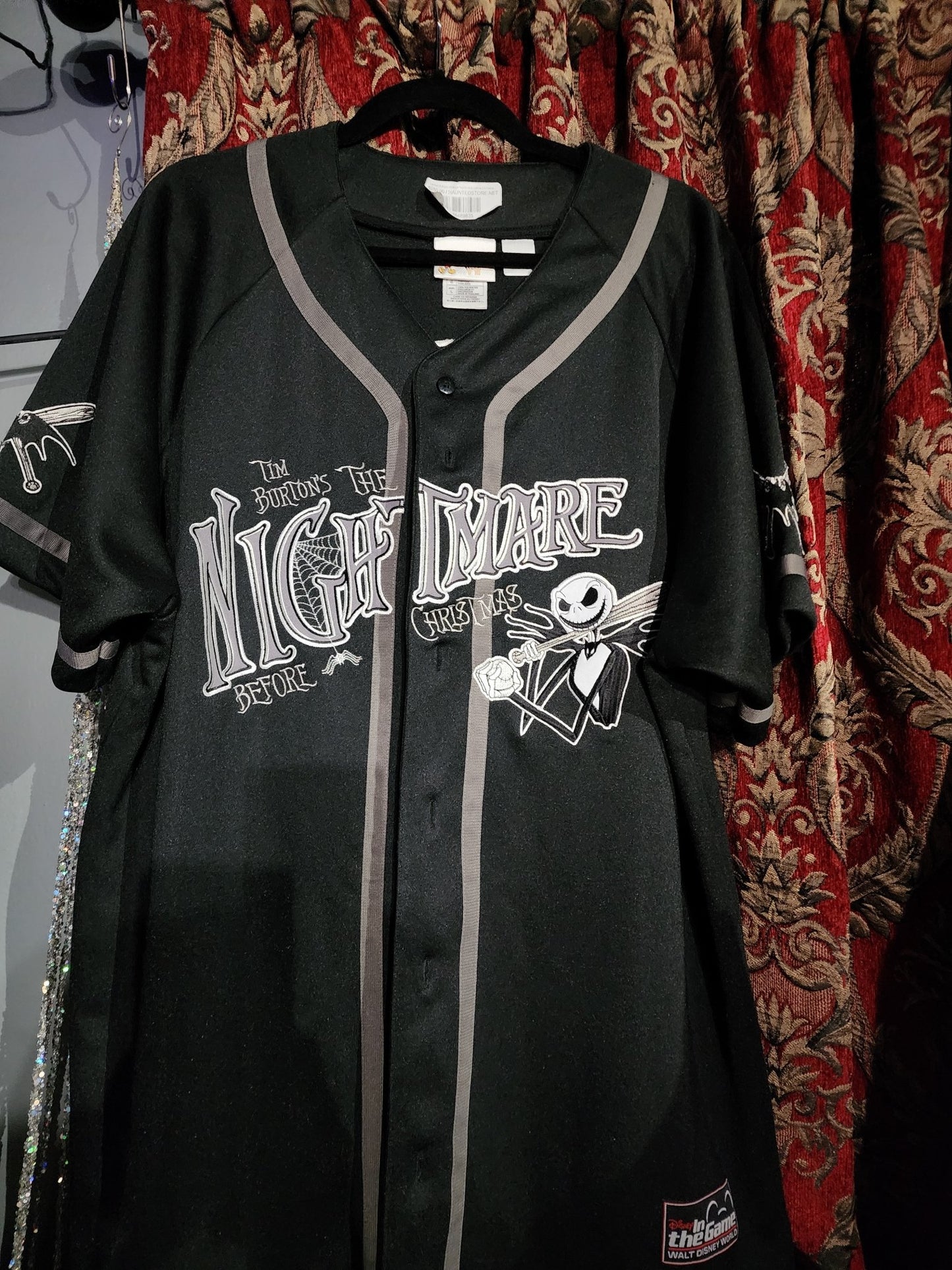Limited Edition Vintage Nightmare before Christmas Baseball Jersey Shirt Clothing - Gothic & Alternative Gift - Haunted