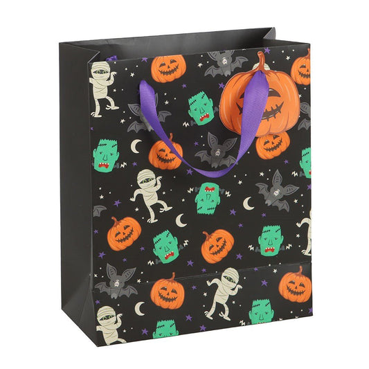 Medium Monster Mash Print Gift Bag Wrapping Paper - Gothic & Alternative Gift - Haunted