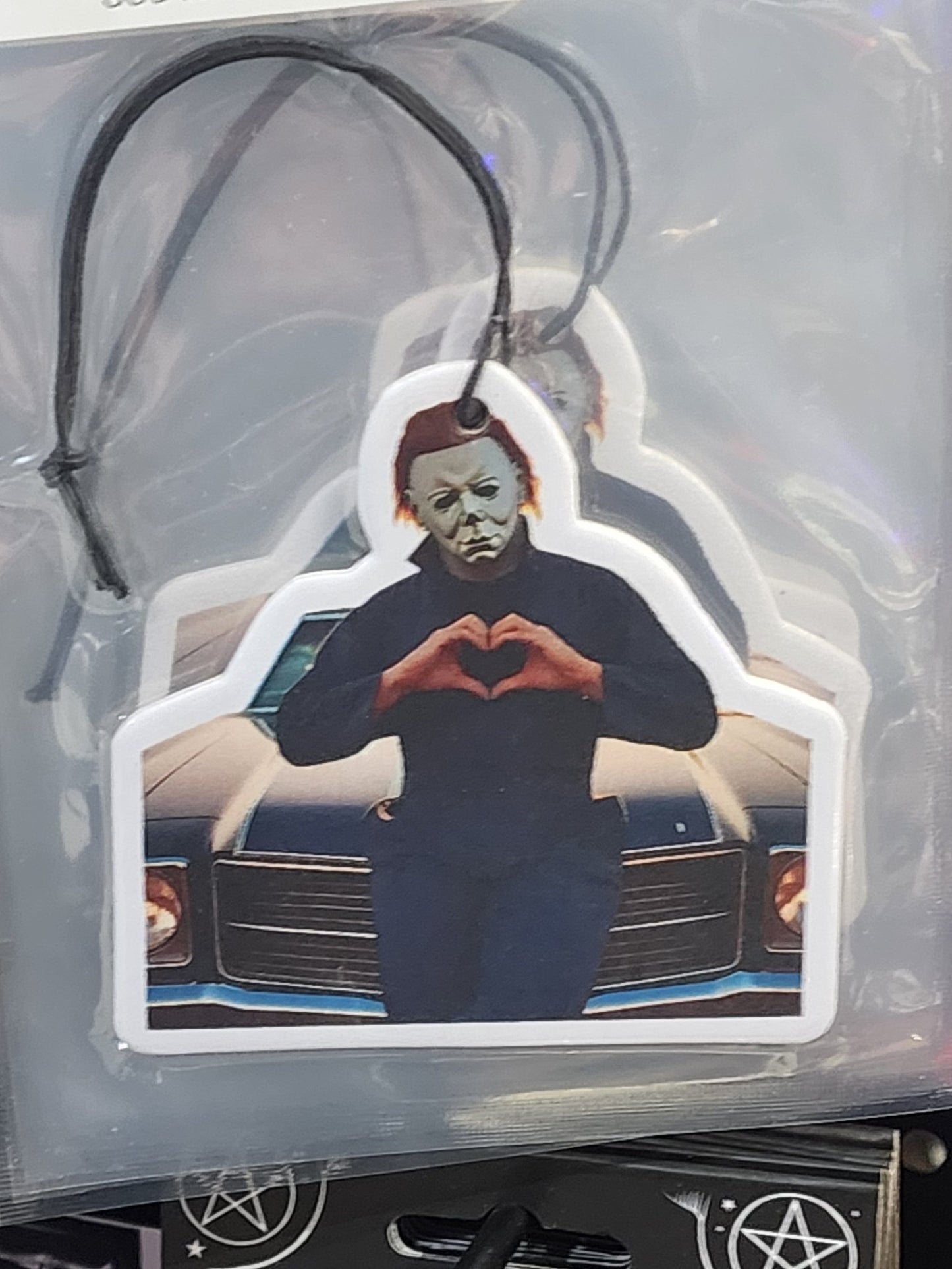 Michael Myers with Love Halloween Funny Air Freshener Home Decor - Gothic & Alternative Gift - Haunted