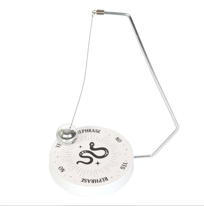 Mystic Snake Pendulum Decision Maker Crystals - Gothic & Alternative Gift - Haunted