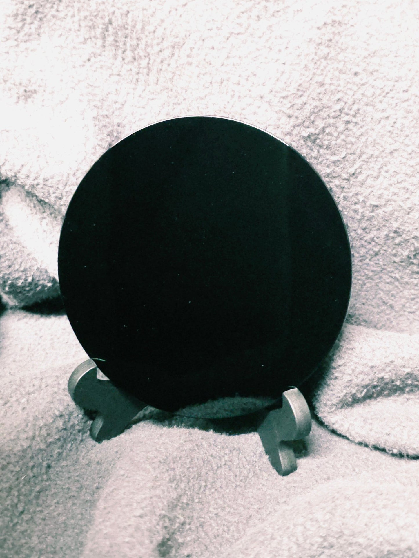 Obsidian Mirror Crystal - Gothic & Alternative Gift - Haunted