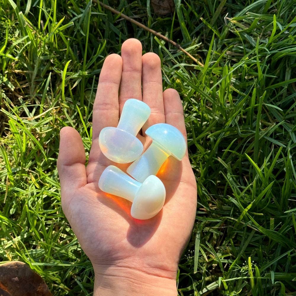 Opalite crystal mushroom Crystal - Gothic & Alternative Gift - Haunted