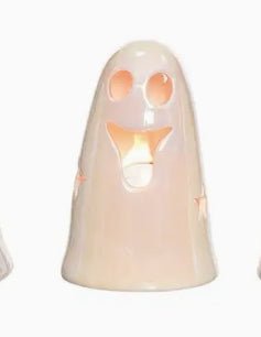 Pearlescent Ghost Candle Holder Votive Candles - Gothic & Alternative Gift - Haunted