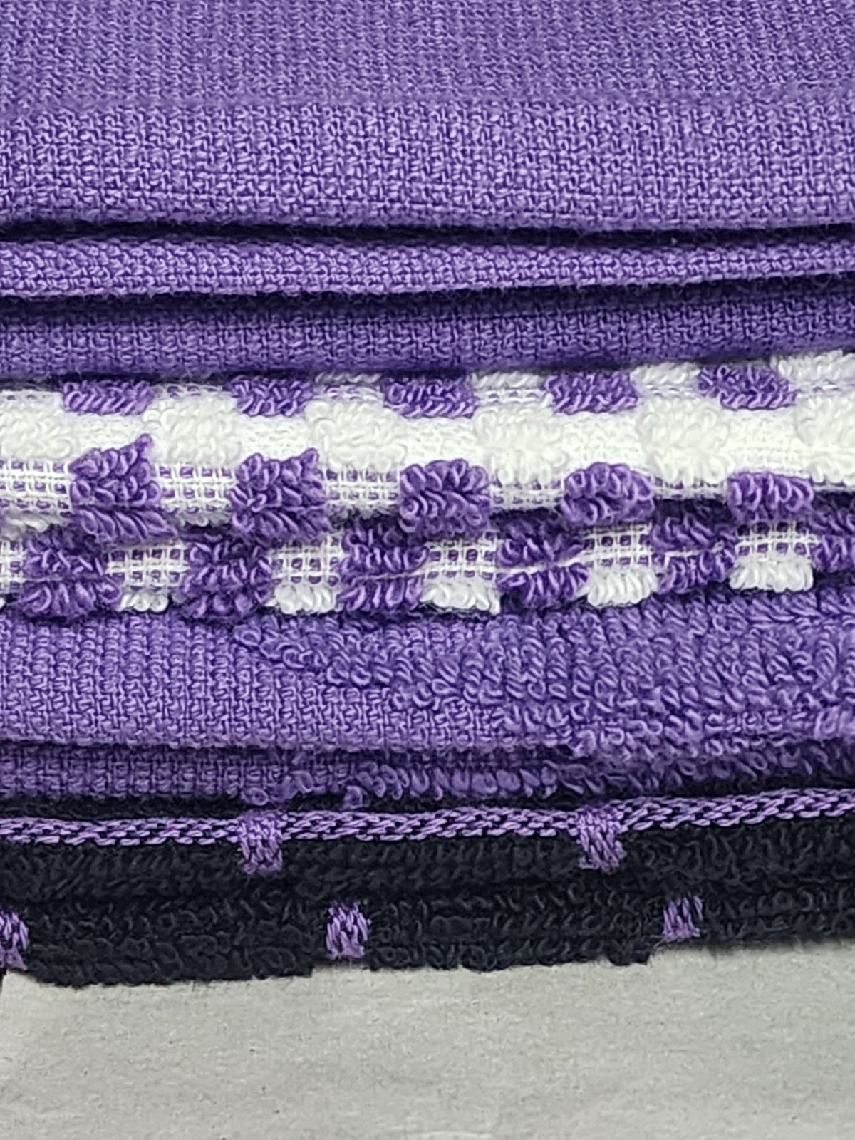 Purple Dancing Ghosts Kitchen Towels Set of 4 Kitchenware - Gothic & Alternative Gift - Haunted