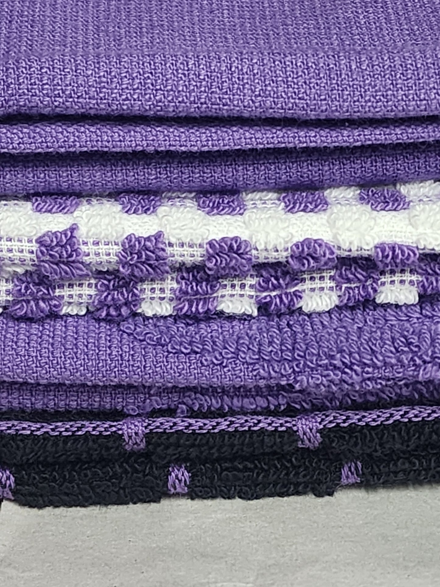 Purple Dancing Ghosts Kitchen Towels Set of 4