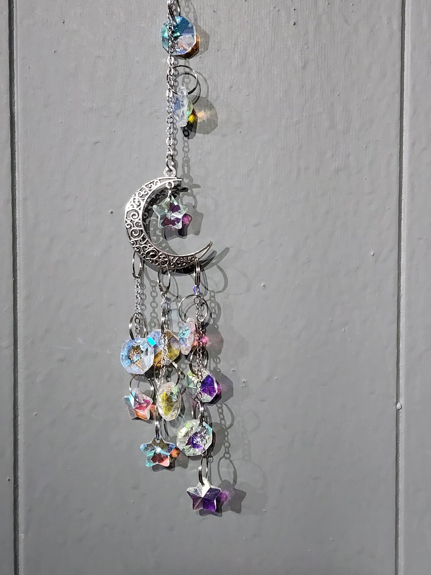 Silver and Gold Moon Sun Catchers