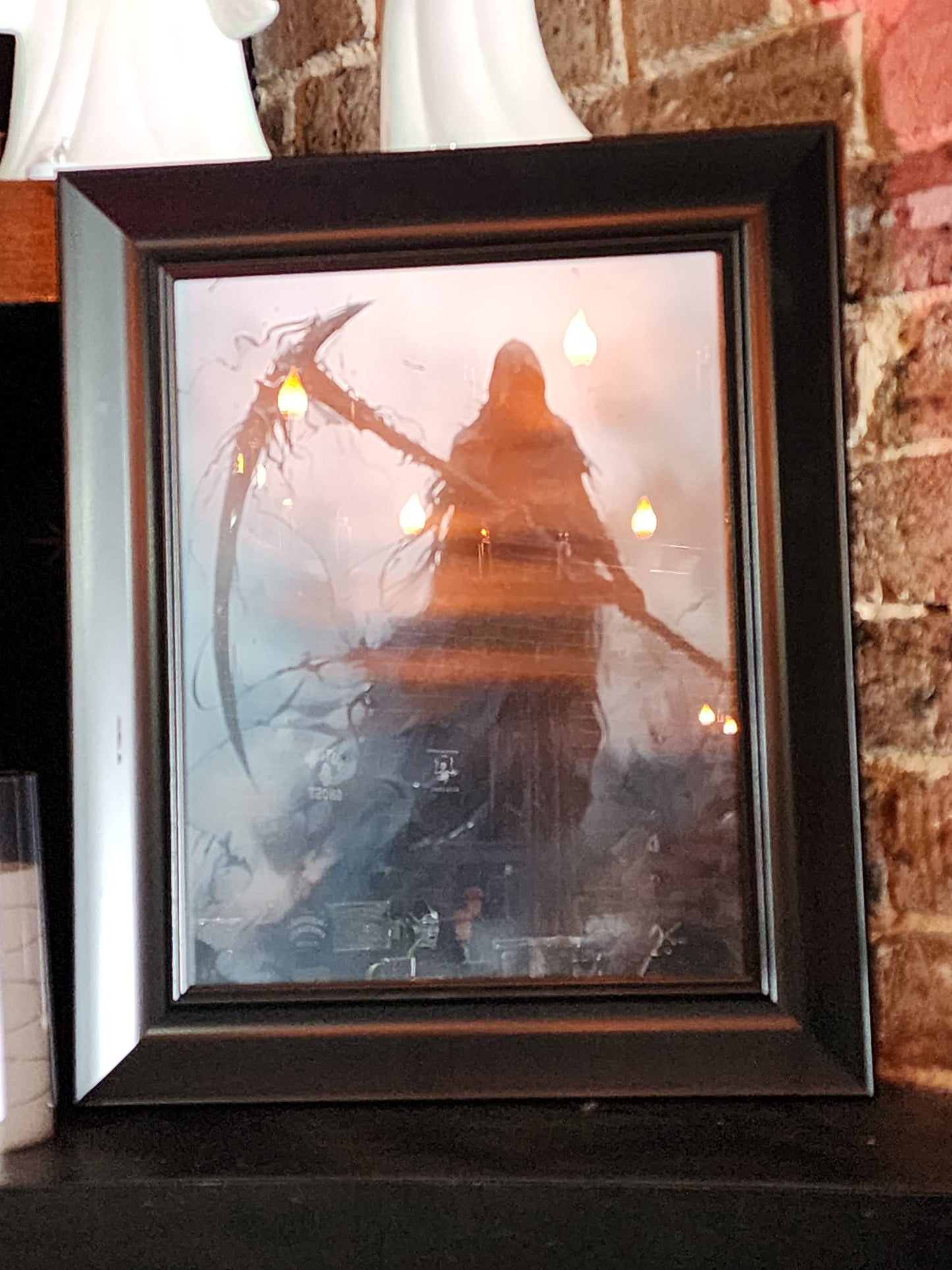 Grim Reaper Horror Framed Print