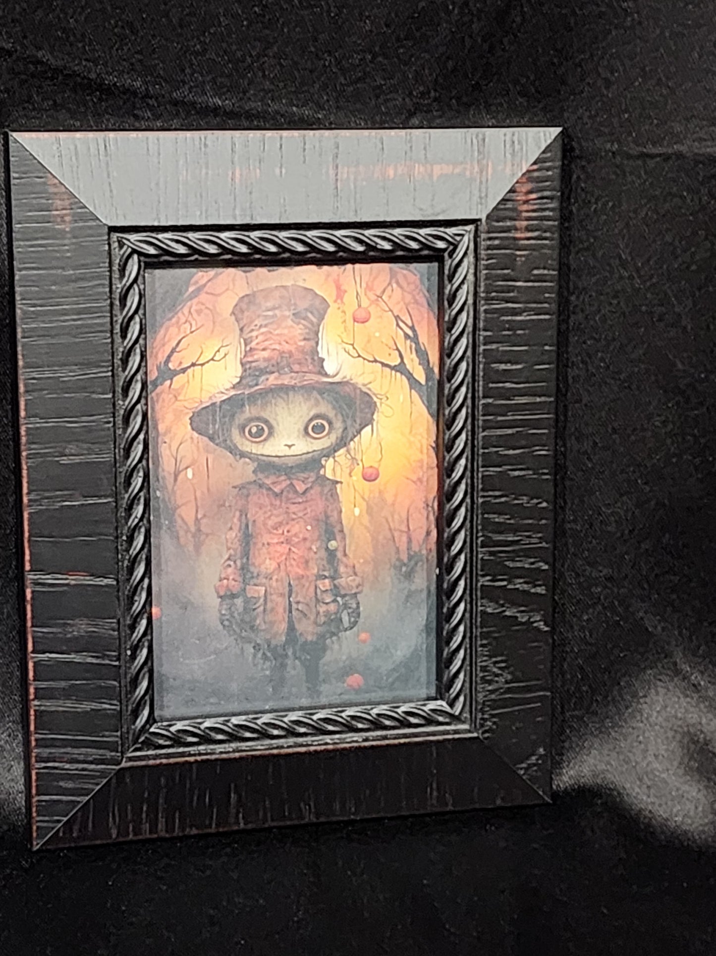 Jimmy Skeleton Cursed Creepy Cute Goth Halloween Framed Print