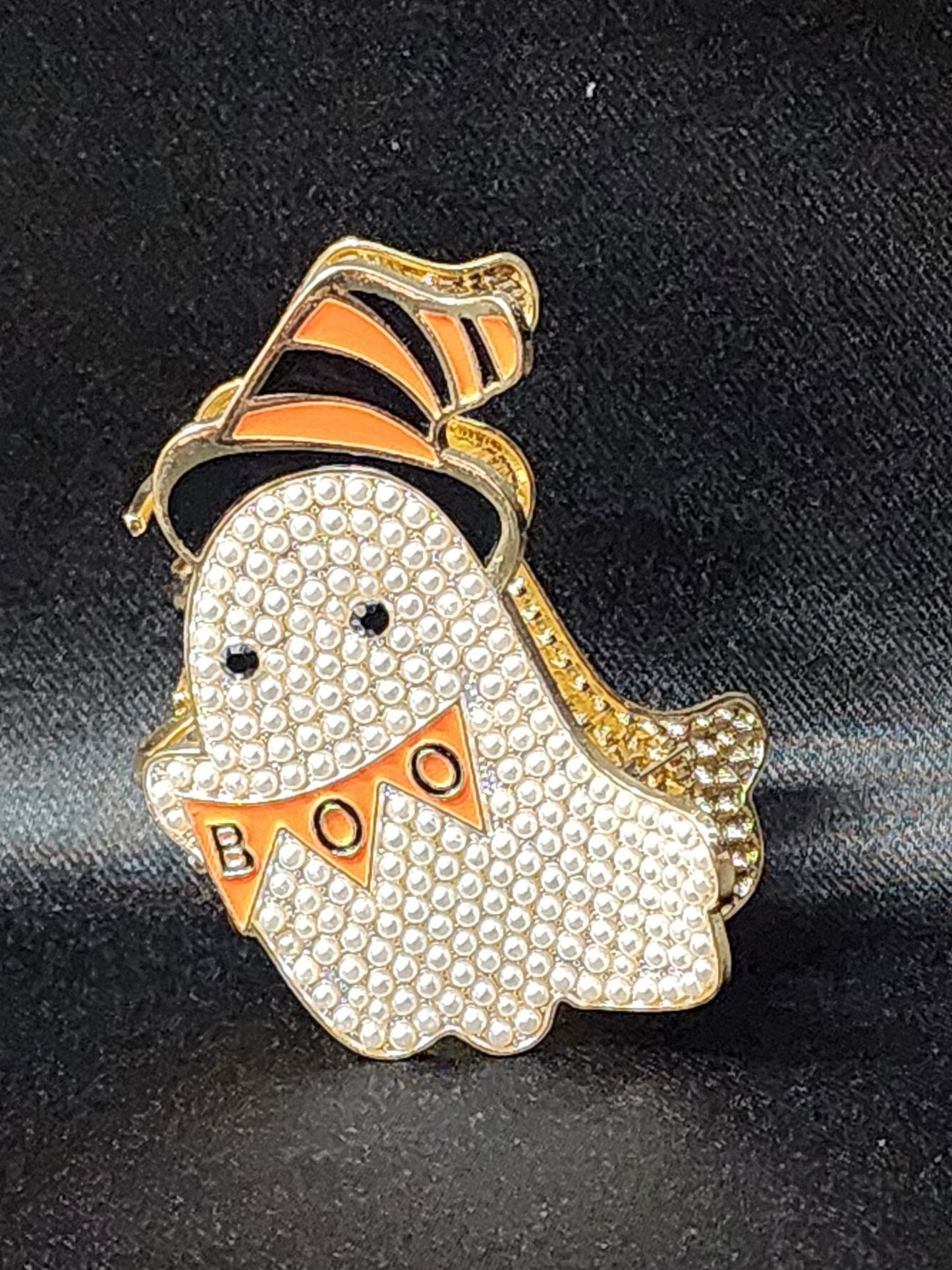 Sparkle Cute Ghost Hair Clip Whimsigoth