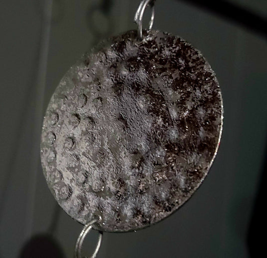 Silver Moon Phase metal hanging wall art Home Decor - Gothic & Alternative Gift - Haunted