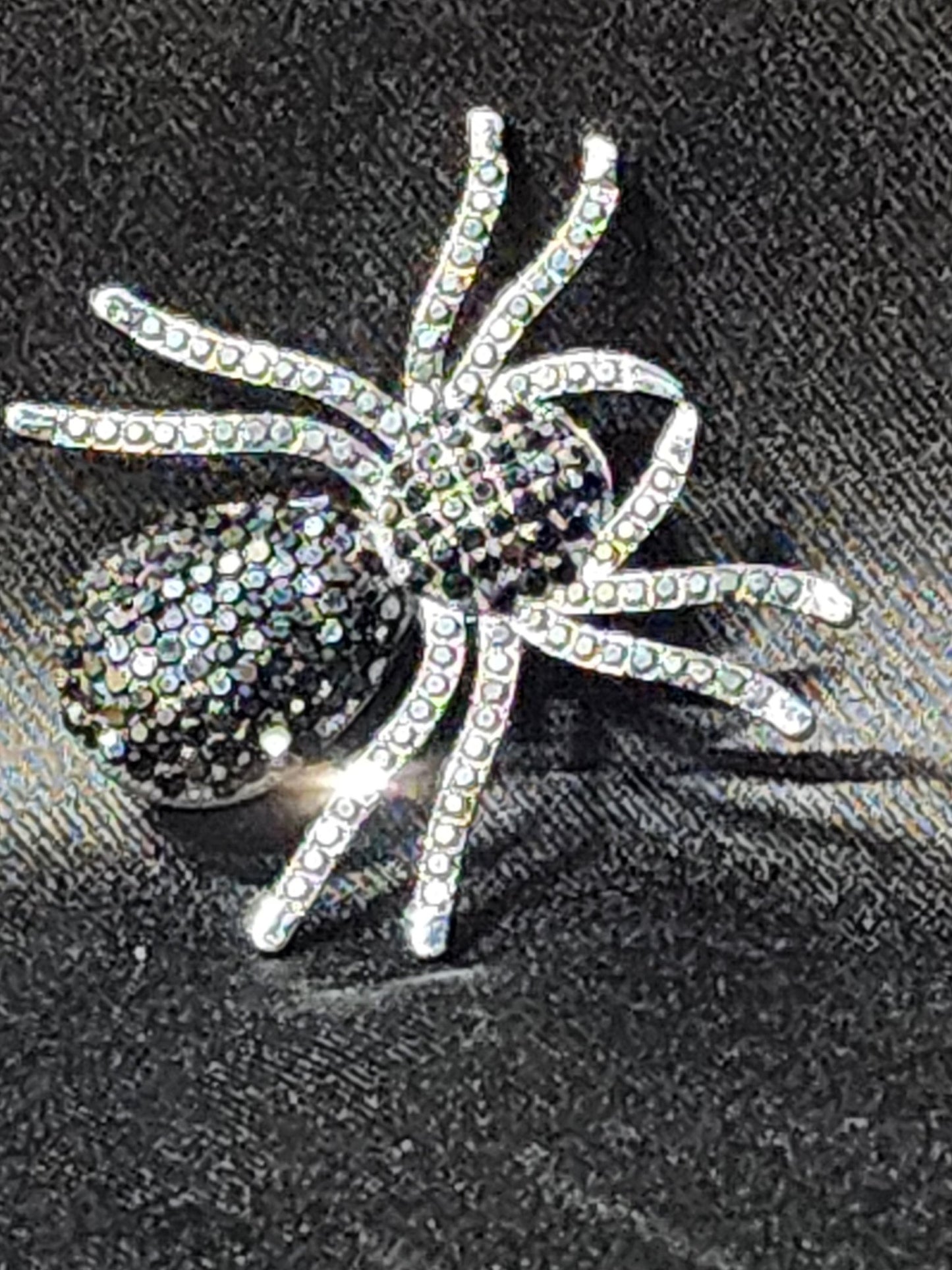 Sparkle Spider Hair Clip Whimsigoth Accessories - Gothic & Alternative Gift - Haunted