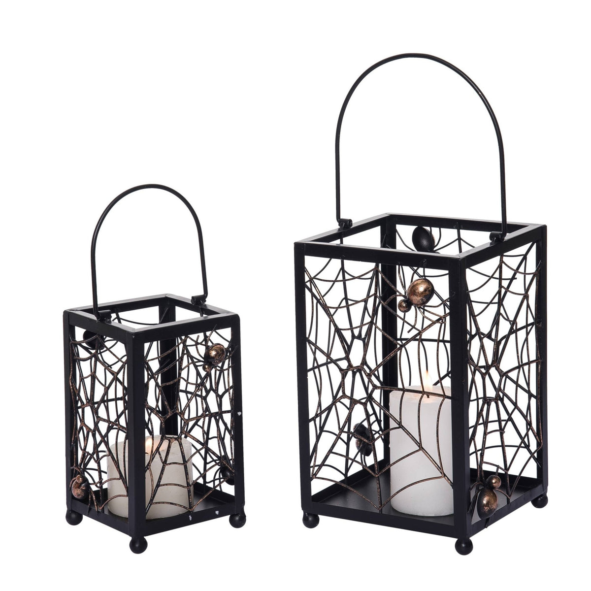 Spider web lantern Candles - Gothic & Alternative Gift - Haunted