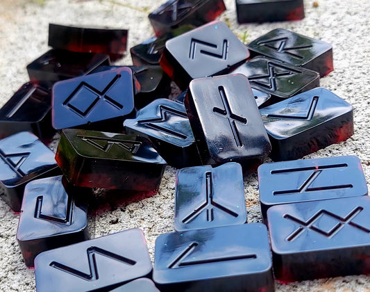 Tainted Blood Rune set Witch Supplies - Gothic & Alternative Gift - Haunted