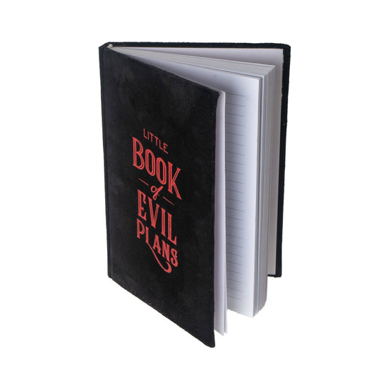 Velvet Little Book of Evil Plans Journal Books - Gothic & Alternative Gift - Haunted