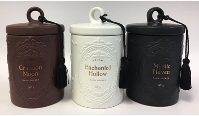 Victorian Witch Ceramic Candle Mystic Haven Candles - Gothic & Alternative Gift - Haunted