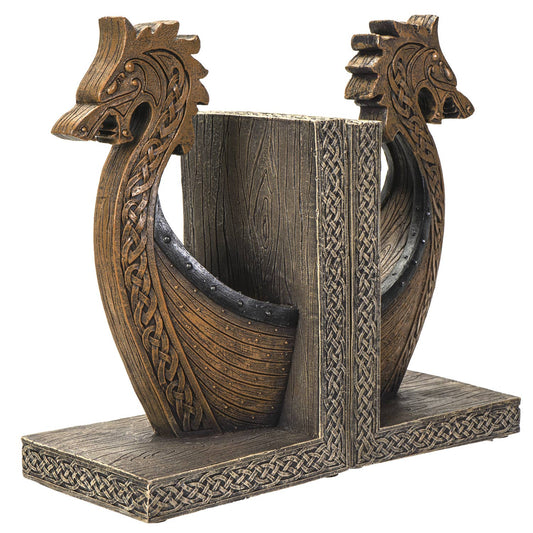 Viking Ship Bookends Bookends - Gothic & Alternative Gift - Haunted