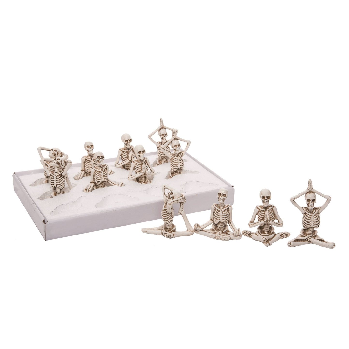Whimsical Yoga Skeleton Home Decor - Gothic & Alternative Gift - Haunted