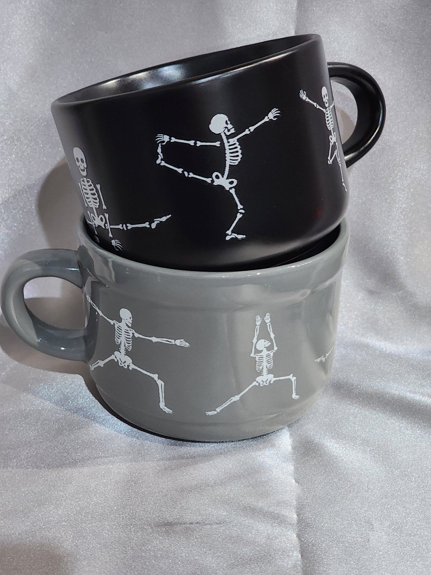 Yoga Skeletons Coffee Mug Drinkware - Gothic & Alternative Gift - Haunted