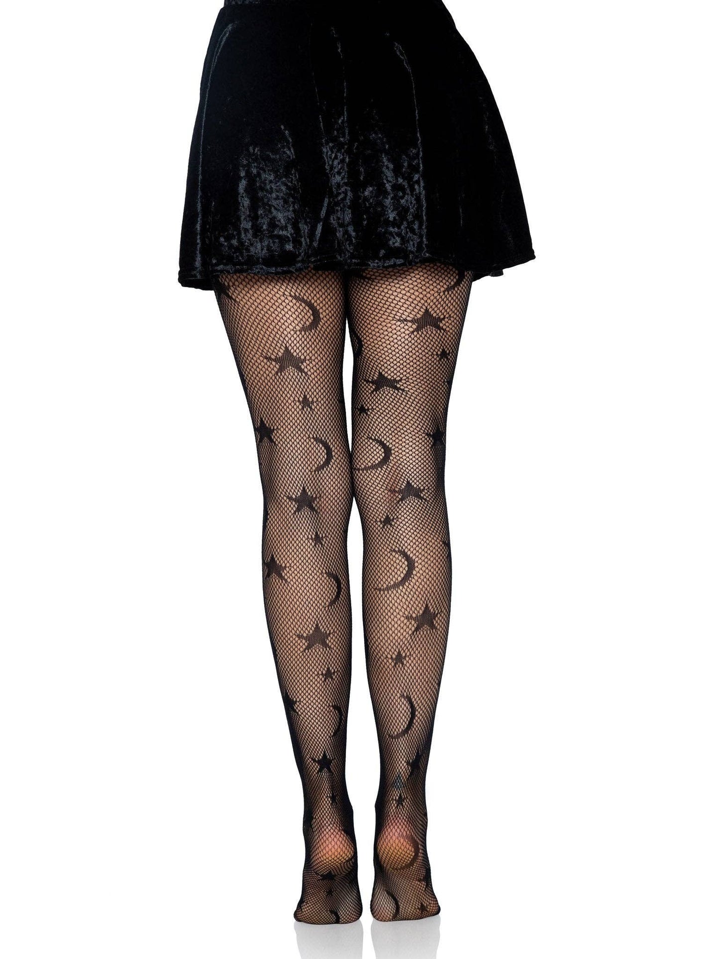 Celestial Fishnet Tights Gothic Witch