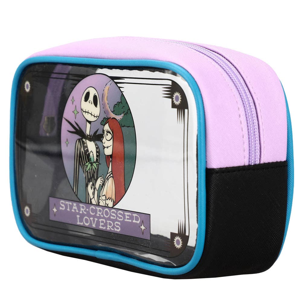 Disney Nightmare Before Christmas 3-Piece Makeup & Toiletry Bag Set