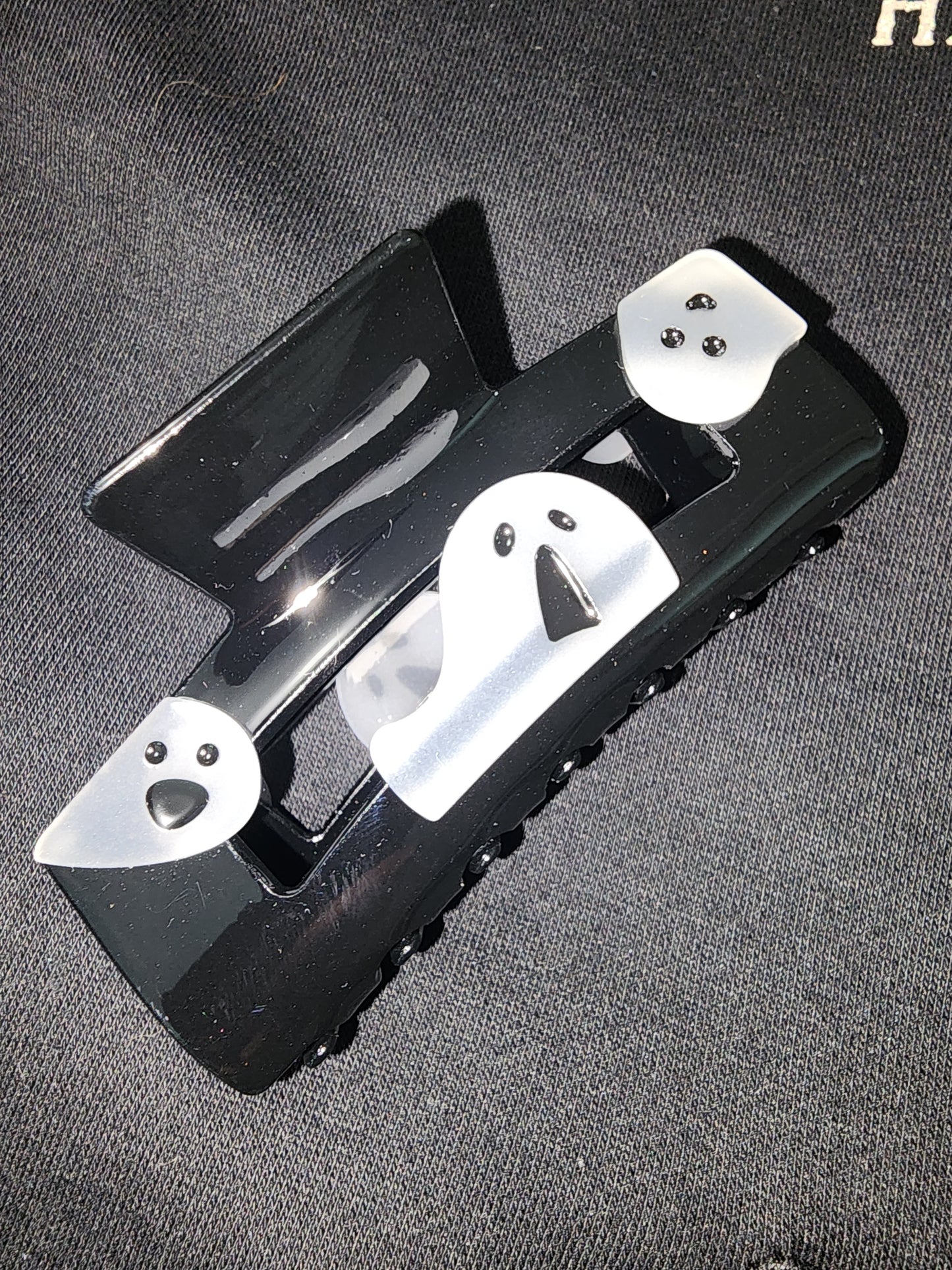 Halloween Hair Claw Clips Boo, Ghost, Skull, Spiderweb