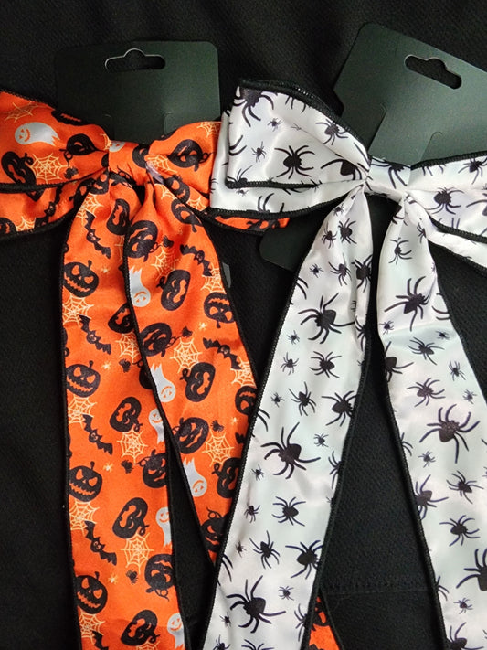 Halloween Hair Ribbon Barrette
