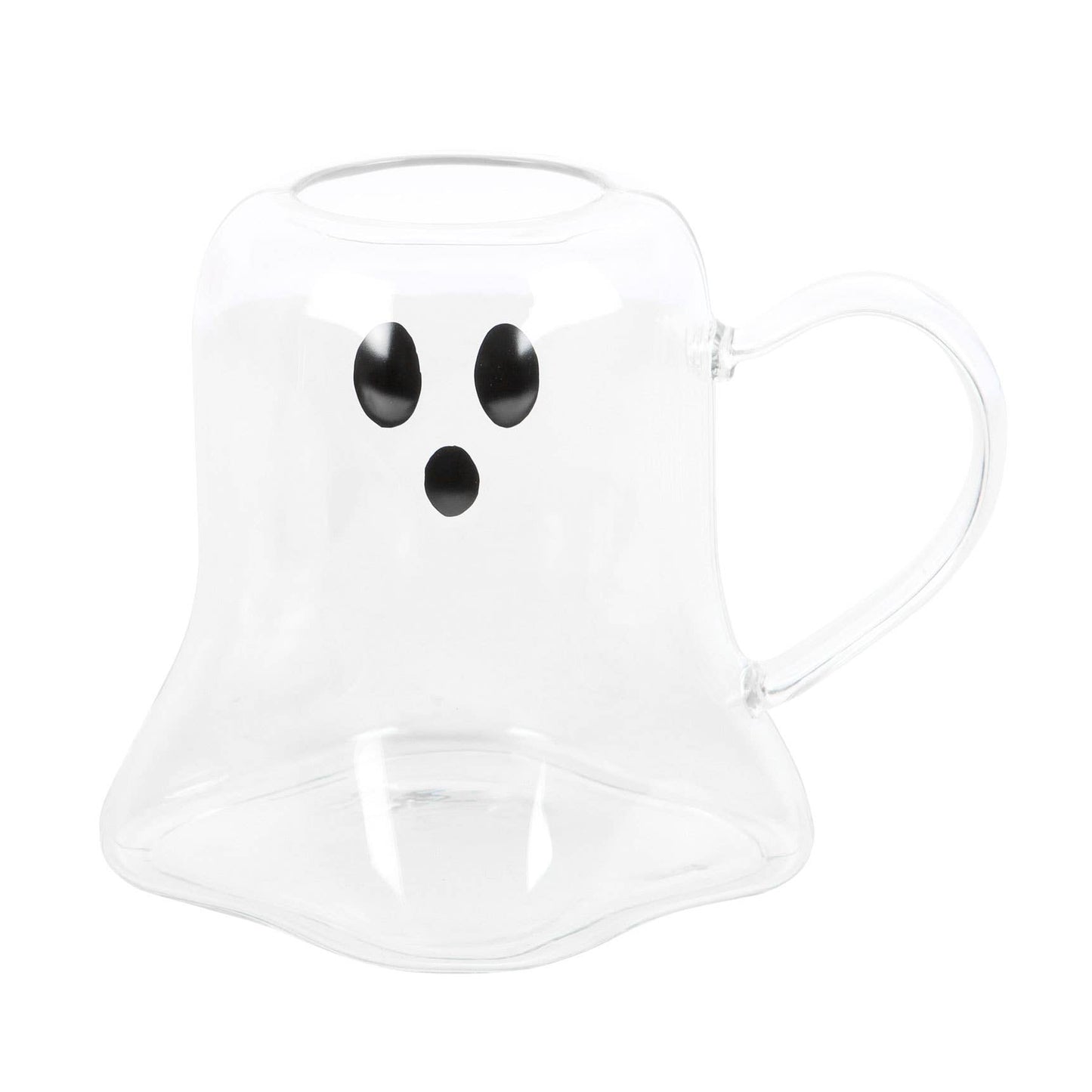 Whimsical Ghost Glass Mug