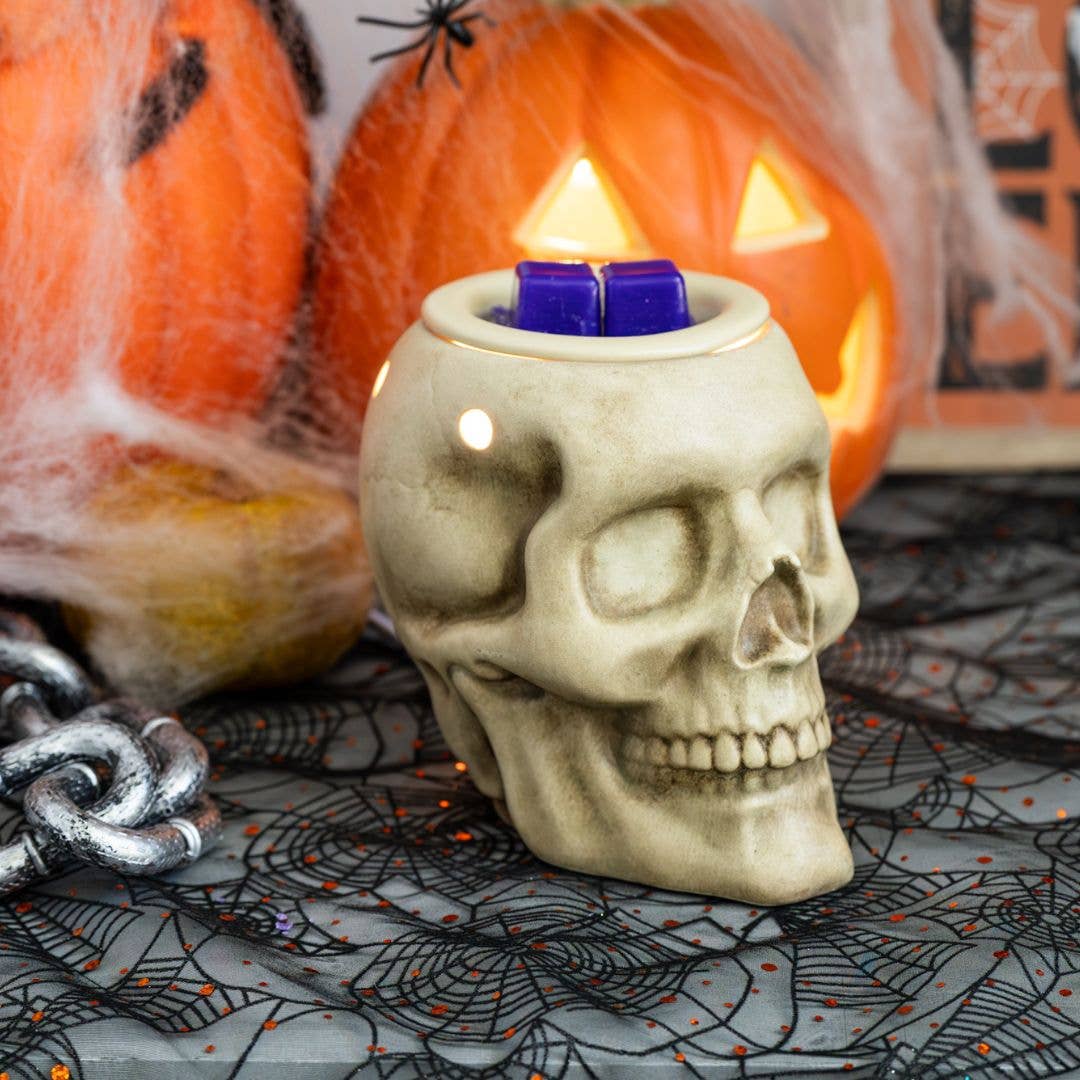 Skull Halloween Ceramic Electric Wax Melt Warmer