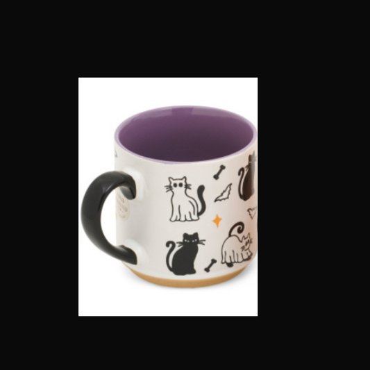 Ghost Cat Halloween Coffee Mug