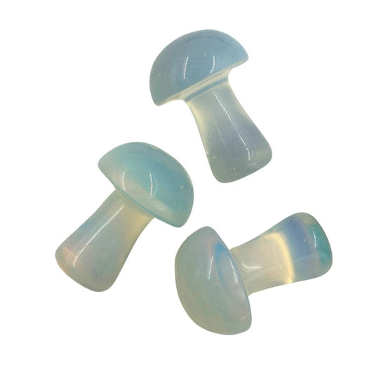 Opalite crystal mushroom