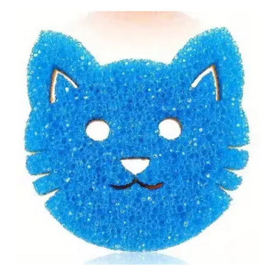Kitty Cat Shaped Scrub Sponge