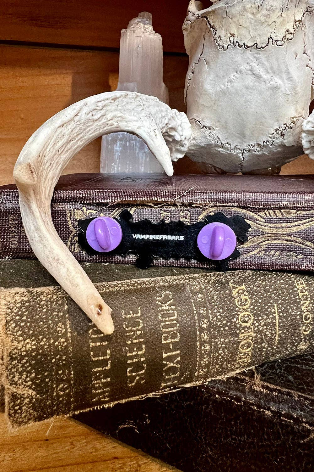 Vampire Enamel Pin Goth Blood Red