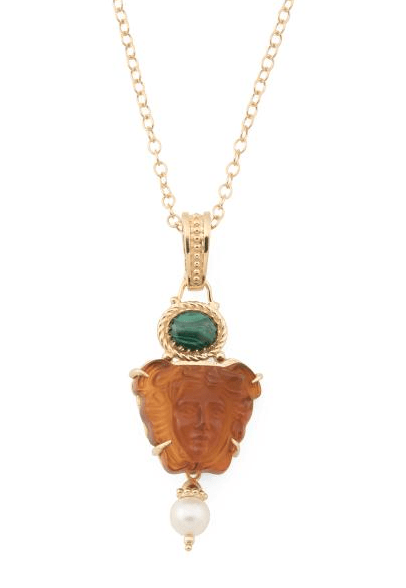 18kt Gold Plated Medusa Pendant Necklace Jewelry - Gothic & Alternative Gift - Haunted