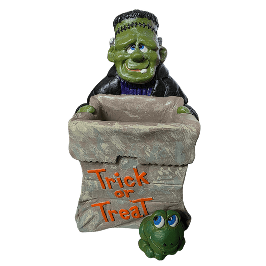1980s Vintage Frankenstein trick or treat bowl - Gothic & Alternative Gift - Haunted