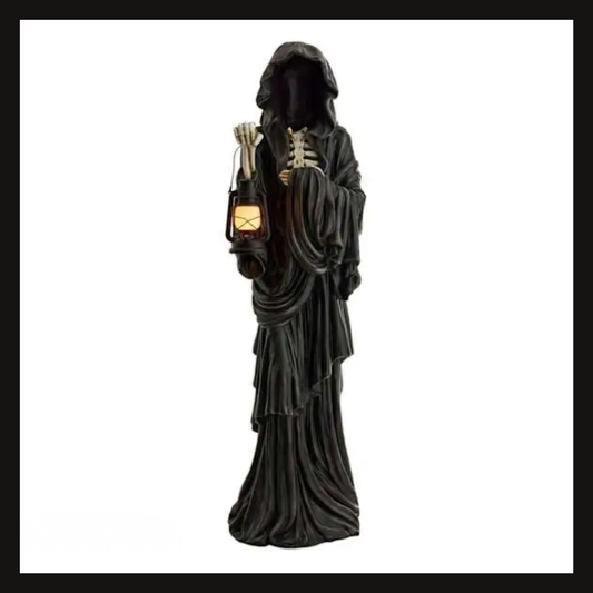 Skeleton Grim Reaper LIT 6 foot tall Figure Statue