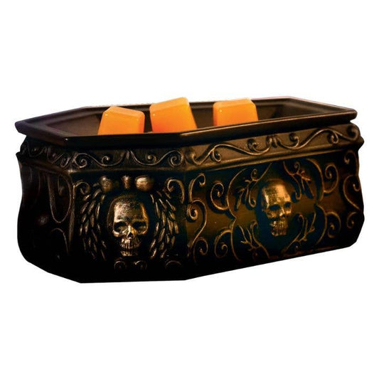 Coffin Shaped Skeleton Muerto Halloween Fragrance & Wax Electric Warmer