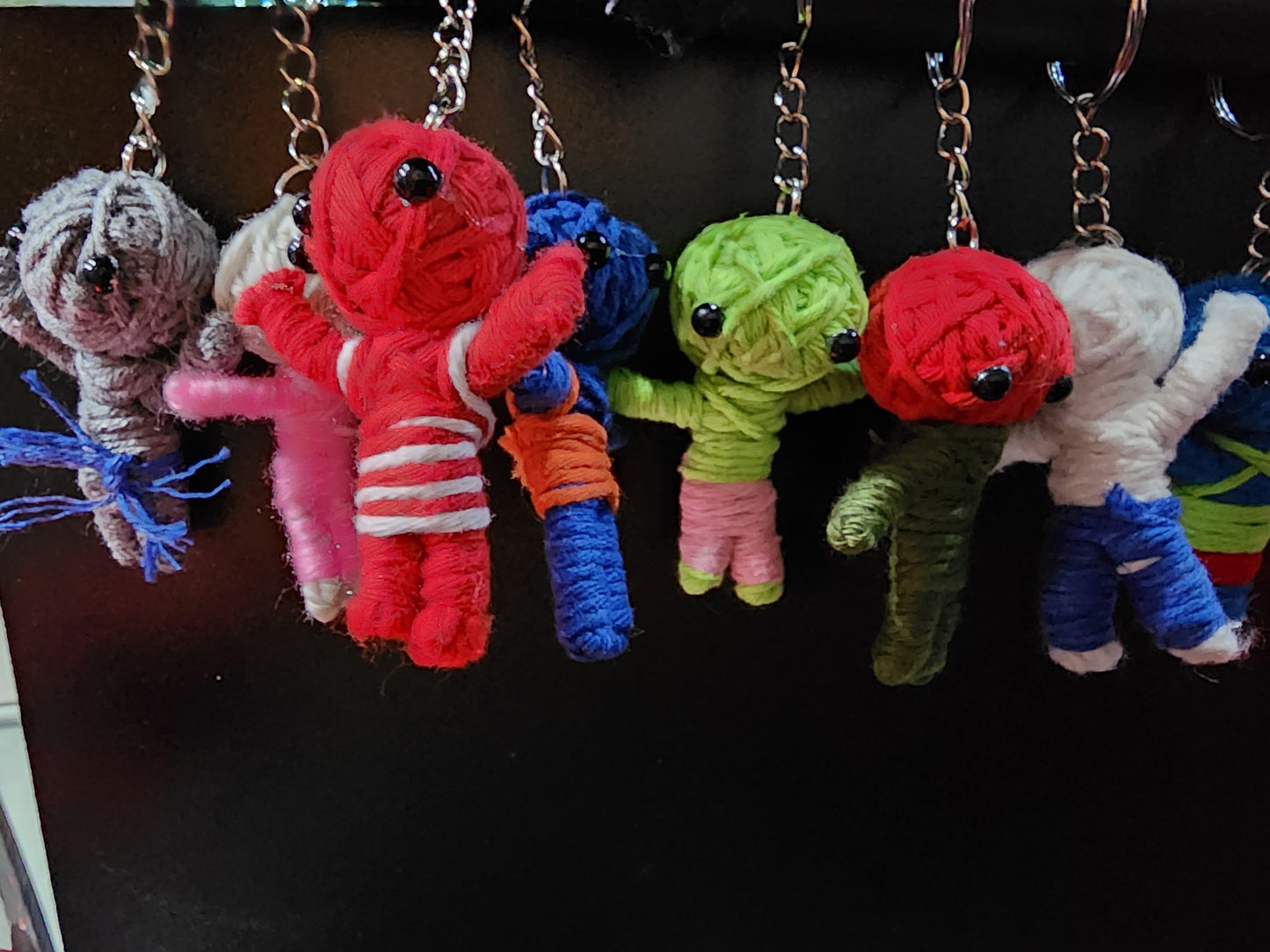 Crochet Voodoo Doll Key Chain-Handmade