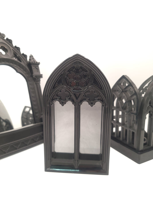 Handmade Black Cathedral Arch Display