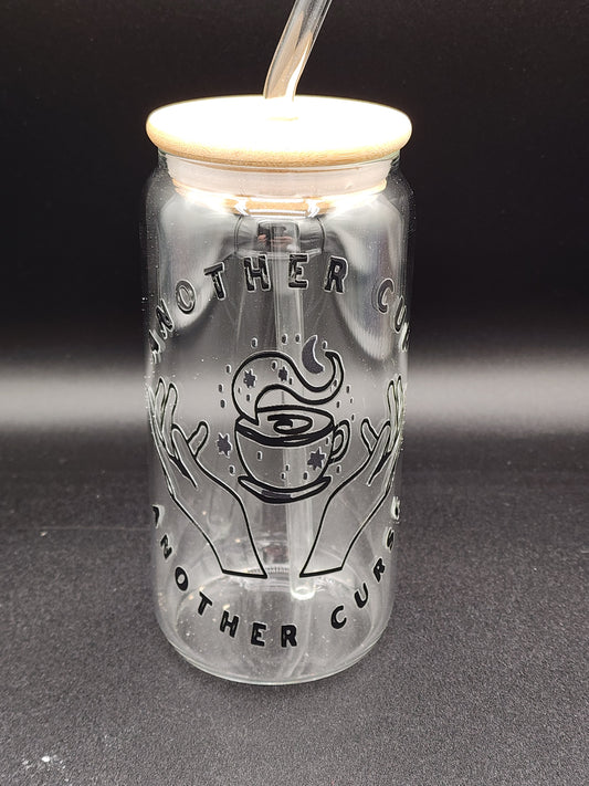 Another Cup Another Curse Glass Tumbler