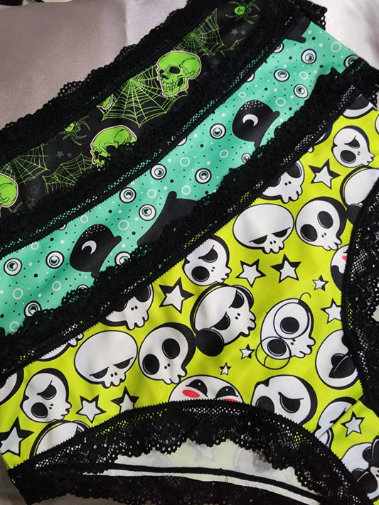 Fun and Spooky Bikini Underwear-Small