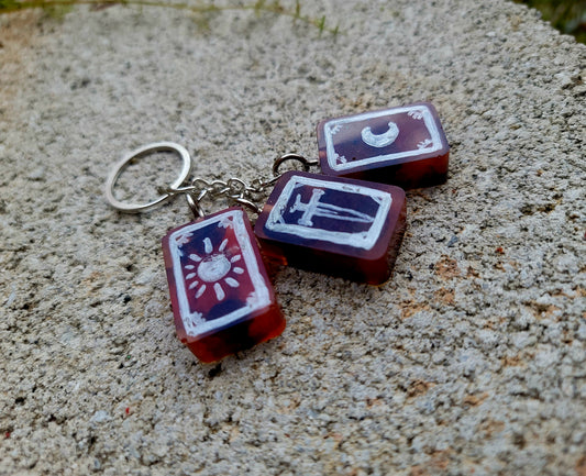 Handmade Tarot Keychain