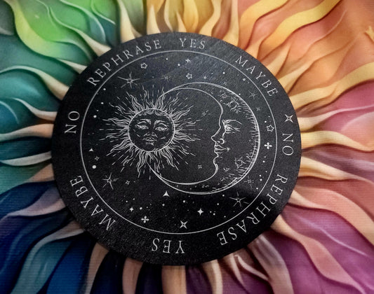 Double sided Circular Pendulum Board with gothic inspired designs